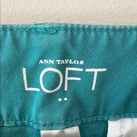 Ann Taylor Loft Teal Women's Trousers Size 8 - Picture 4 of 6